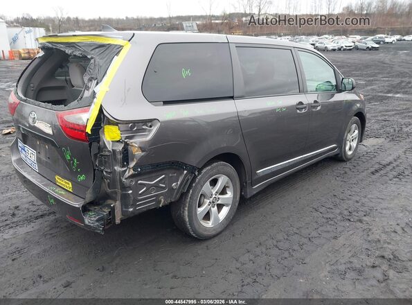 5TDZZ3DC2LS024935 2020 TOYOTA SIENNA Gray უკანა მარჯვენა
