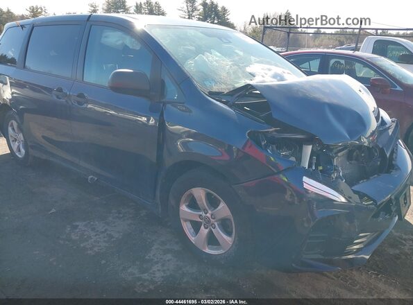 5TDZZ3DC5LS073465 2020 TOYOTA SIENNA Blue Передня права чверть