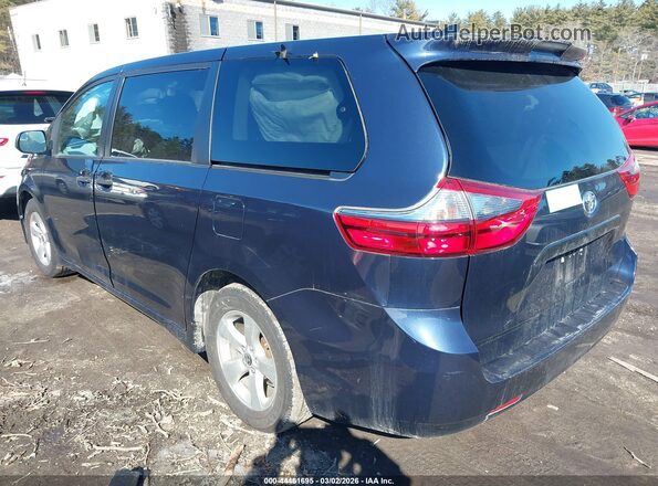 5TDZZ3DC5LS073465 2020 TOYOTA SIENNA Blue Задня ліва чверть