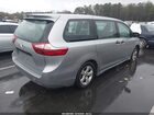 2018 Toyota Sienna L 7 Passenger Серебряный vin: 5TDZZ3DC7JS913260