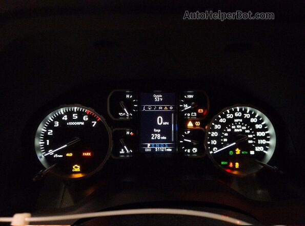5TFAY5F12MX002548 2021 TOYOTA TUNDRA Черный Вид щитка приборов
