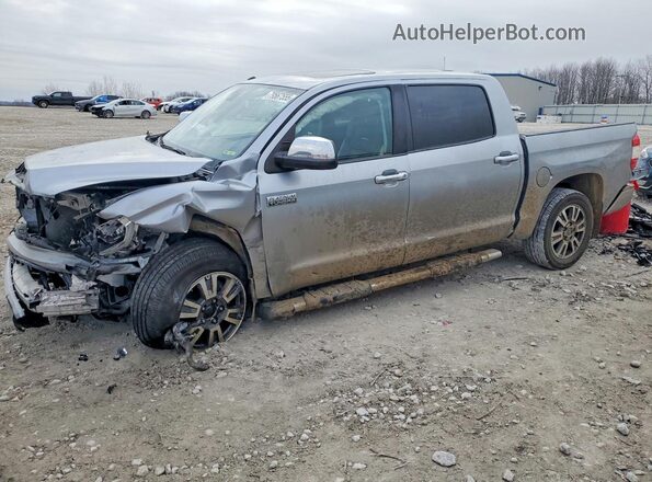 5TFAY5F15KX839565 2019 TOYOTA TUNDRA Серебряный Передняя левая четверть