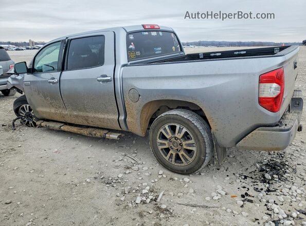 5TFAY5F15KX839565 2019 TOYOTA TUNDRA Серебряный Задняя левая четверть
