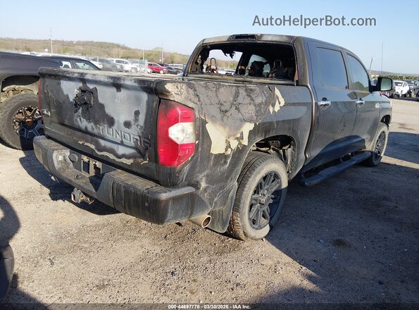 5TFAY5F19KX814703 2019 TOYOTA TUNDRA Gray Trasero derecho