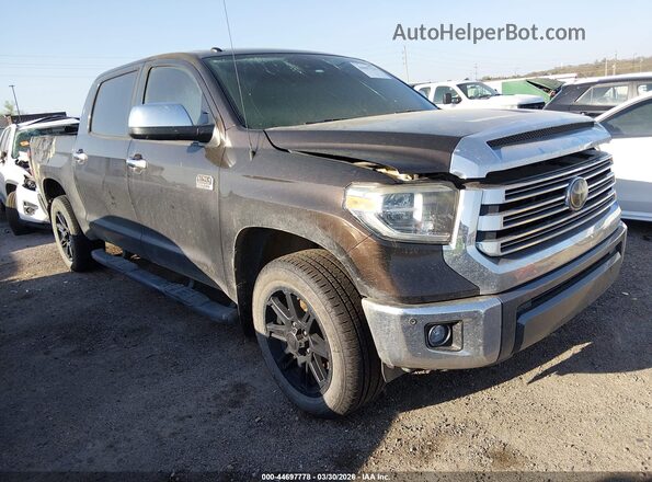 5TFAY5F19KX814703 2019 TOYOTA TUNDRA Gray Delantero derecho