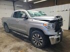 2018 Toyota Tundra Double Cab Limited Silver vin: 5TFBY5F16JX693129
