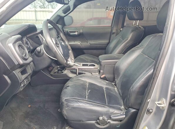 5TFCZ5AN2KX210409 2019 TOYOTA TACOMA Gray Widok wnętrza z przodu