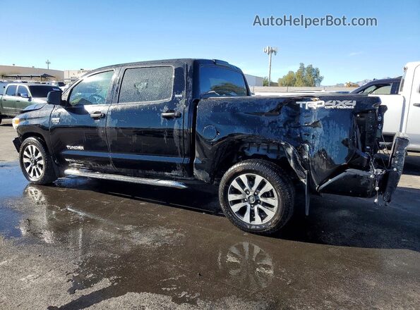 5TFDW5F12HX653722 2017 TOYOTA TUNDRA Черный Задняя левая четверть