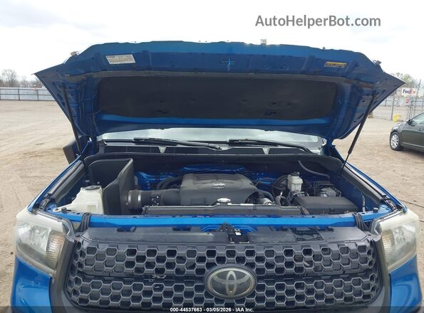 5TFDW5F19JX719155 2018 TOYOTA TUNDRA Синий Вид сзади