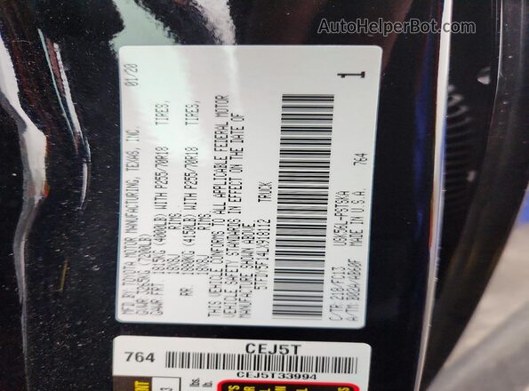 5TFDY5F14LX918112 2020 TOYOTA TUNDRA Черный Вид подкапотного пространства