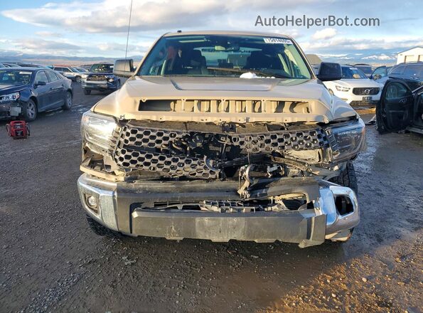 5TFDY5F17JX763570 2018 TOYOTA TUNDRA Бежевый Вид спереди