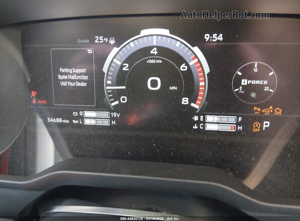5TFJA5DB2SX330422 2025 TOYOTA LIMITED Красный Вид задних сидений