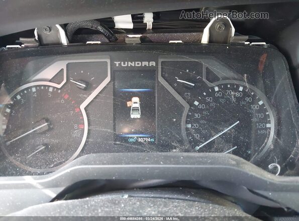 5TFKB5DB5SX274350 2025 TOYOTA TUNDRA Black Vista de los asientos traseros