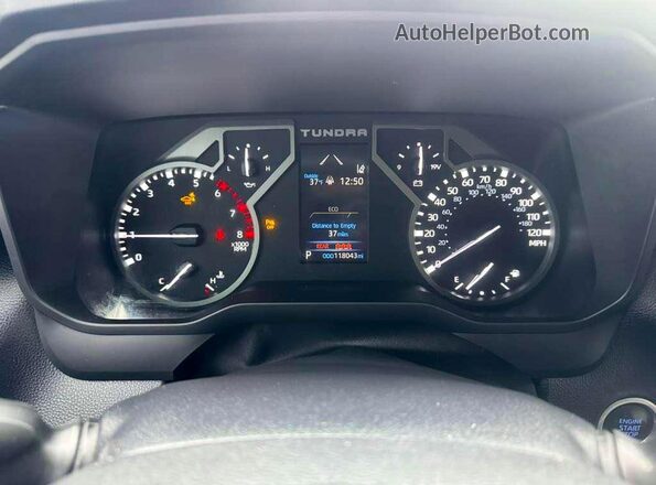 5TFLA5DB2PX085928 2023 TOYOTA TUNDRA Угольный Вид панели приборов