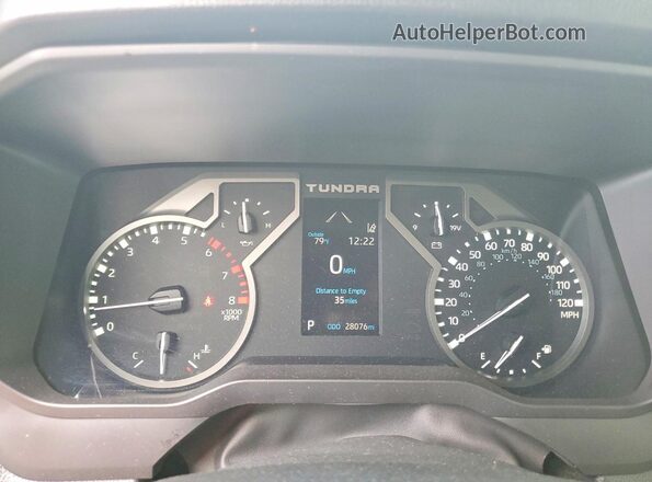 5TFLA5DB2RX201258 2024 TOYOTA TUNDRA Серый Вид щитка приборов