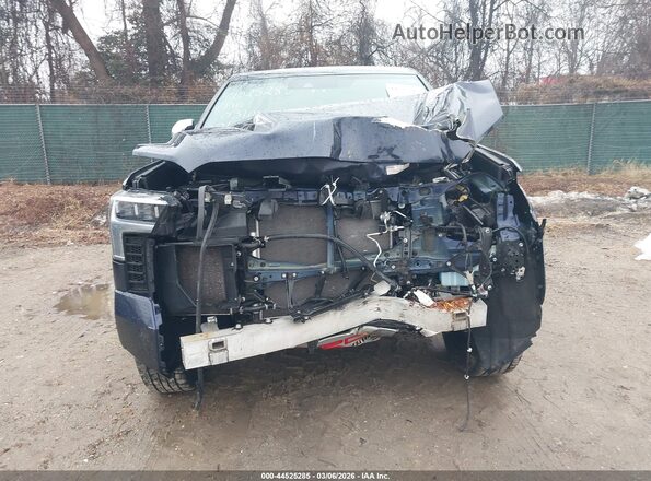 5TFMA5DBXPX104827 2023 TOYOTA TUNDRA Dark Blue Vista interior trasera