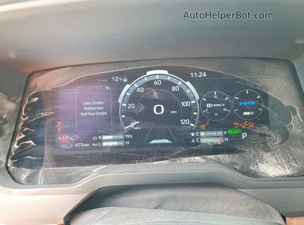 5TFMC5DB1TX121293 2026 TOYOTA TUNDRA Black Vista del cuadro de instrumentos