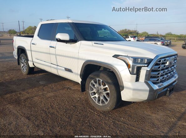 5TFMC5DB6SX111552 2025 TOYOTA TUNDRA HYBRID Белый Передняя правая четверть