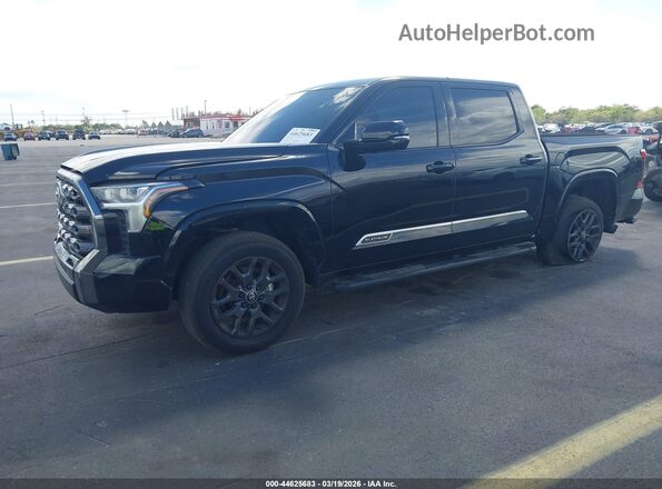 5TFNA5DB2SX318076 2025 TOYOTA TUNDRA Black წინა მარცხენა ხედი სამი მეოთხედიდან