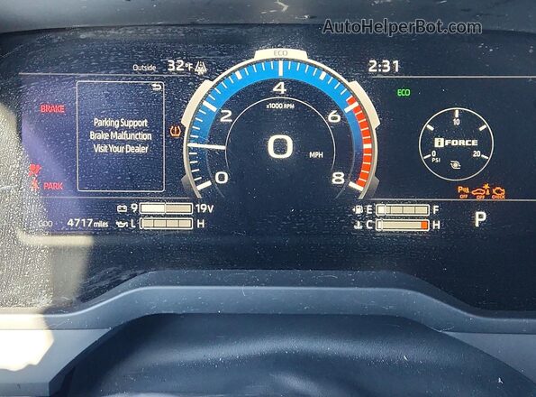 5TFNA5DB5TX341613 2026 TOYOTA TUNDRA Красный Вид щитка приборов