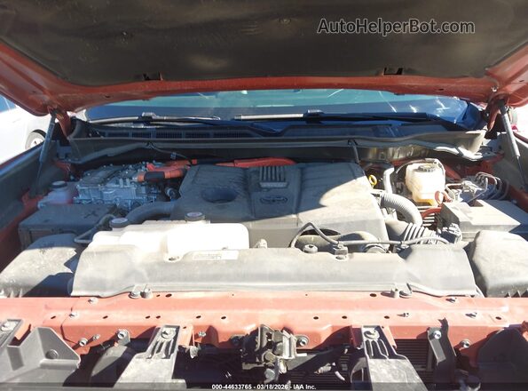 5TFPC5DB7RX085244 2024 TOYOTA TUNDRA HYBRID Maroon Вид ззаду