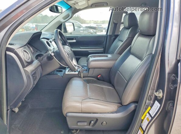5TFRM5F10GX106717 2016 TOYOTA TUNDRA Серый Вид салона спереди