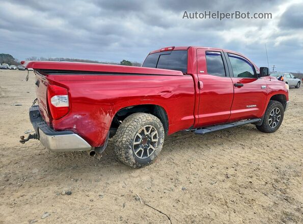 5TFRW5F1XGX199708 2016 TOYOTA TUNDRA Красный Задняя правая четверть