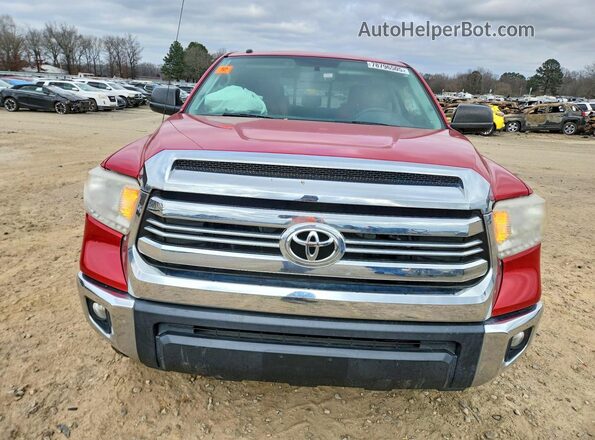 5TFRW5F1XGX199708 2016 TOYOTA TUNDRA Красный Вид спереди