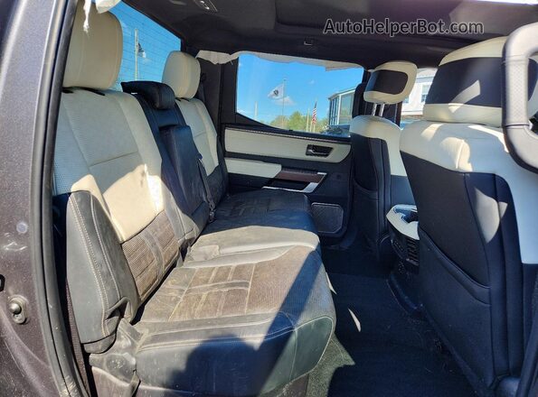 5TFVC5DB6PX015660 2023 TOYOTA TUNDRA Серый Вид задних сидений