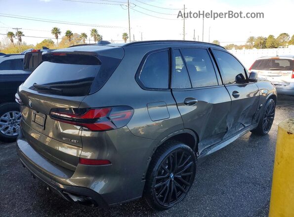 5UX13EU04R9W14687 2024 BMW X5 Зеленый Задняя правая четверть