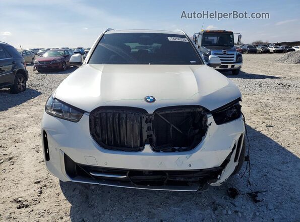 5UX13EU07R9U34264 2024 BMW X5 White Widok z przodu