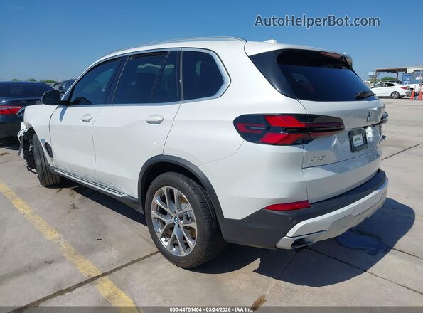 5UX13EU07S9X39656 2025 BMW X5 White Tył lewy