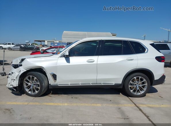 5UX13EU07S9X39656 2025 BMW X5 White Widok wnętrza 360 stopni
