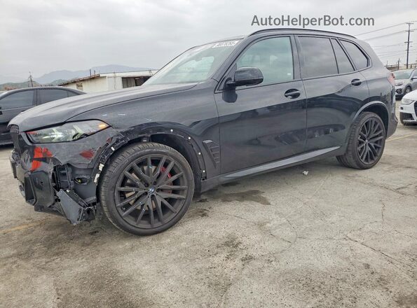 5UX13EU07T9027245 2026 BMW X5 Black წინა მარცხენა ხედი სამი მეოთხედიდან