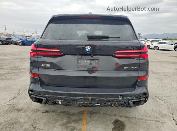 5UX13EU07T9027245 2026 BMW X5 Black უკანა ხედი