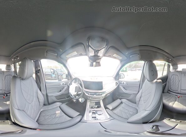 5UX13EU0XS9X72442 2025 BMW X5 Черный Панорамный вид салона 360°