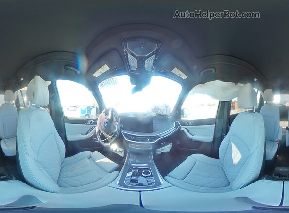5UX23EM02S9Y44089 2025 BMW X7 Gray Widok wnętrza 360 stopni