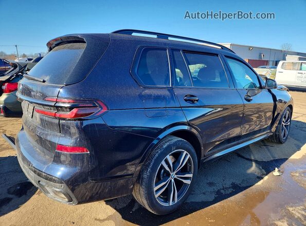 5UX23EM05S9X84485 2025 BMW X7 Blue Tył prawy