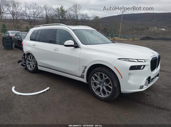 5UX23EM05S9Z99591 2025 BMW X7 White Delantero derecho