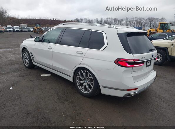 5UX23EM05S9Z99591 2025 BMW X7 White Trasero izquierdo