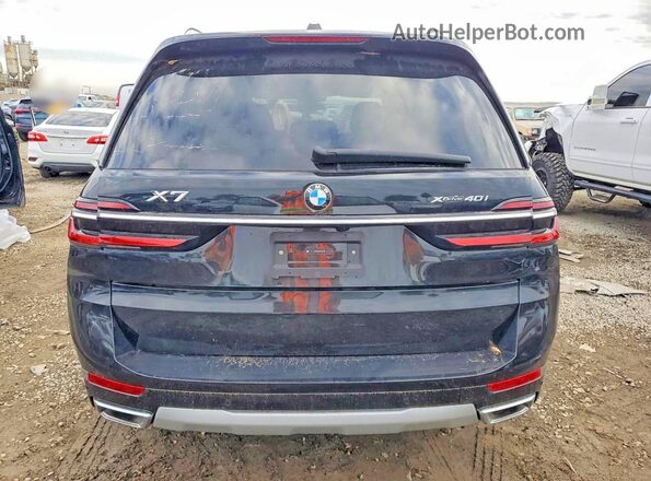 5UX23EM07S9Z37299 2025 BMW X7 Black Vista trasera