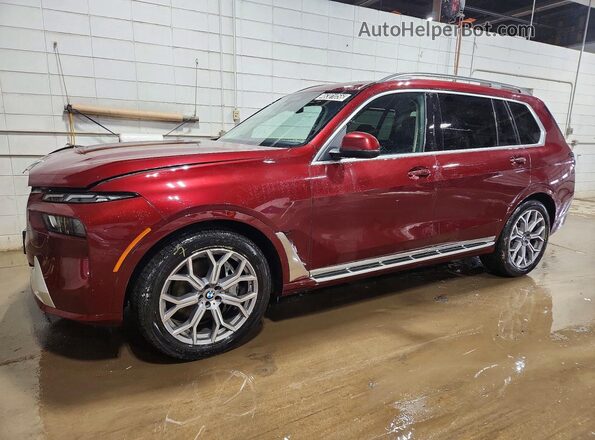 5UX23EM08T9073901 2026 BMW X7 Красный Передняя левая четверть