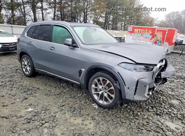 5UX23EU00S9W29598 2025 BMW X5 Gray Przód prawy