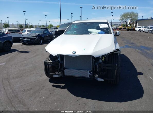 5UX23EU06S9W37849 2025 BMW X5 White Widok z przodu
