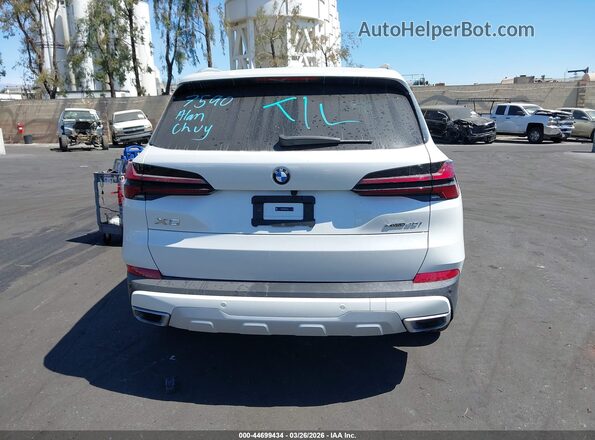 5UX23EU06S9W37849 2025 BMW X5 White 