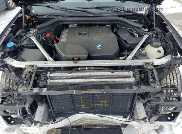 5UX2V1C00L9B76088 2020 BMW X4 Black Widok komory silnika