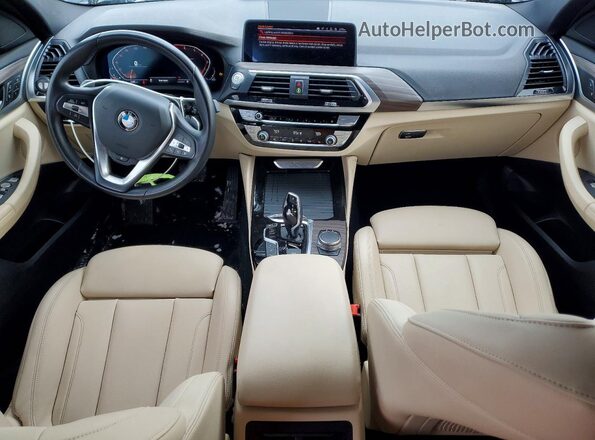 5UX2V1C00L9B76088 2020 BMW X4 Black Widok deski rozdzielczej