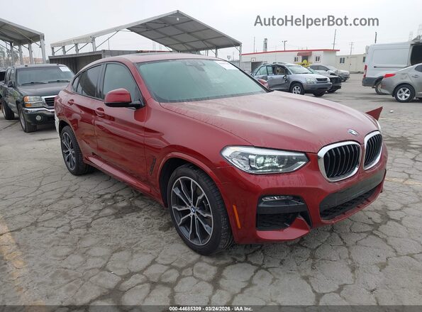 5UX2V1C02L9B79039 2020 BMW X4 Красный Передняя правая четверть
