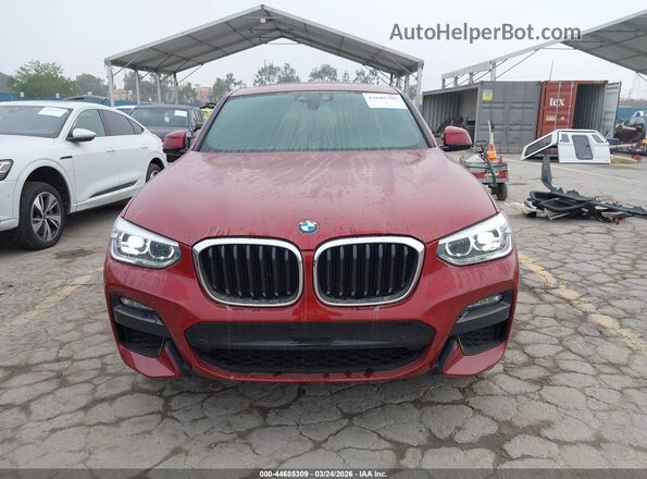 5UX2V1C02L9B79039 2020 BMW X4 Красный Вид задней части салона