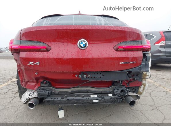 5UX2V1C02L9B79039 2020 BMW X4 Красный Вид спереди